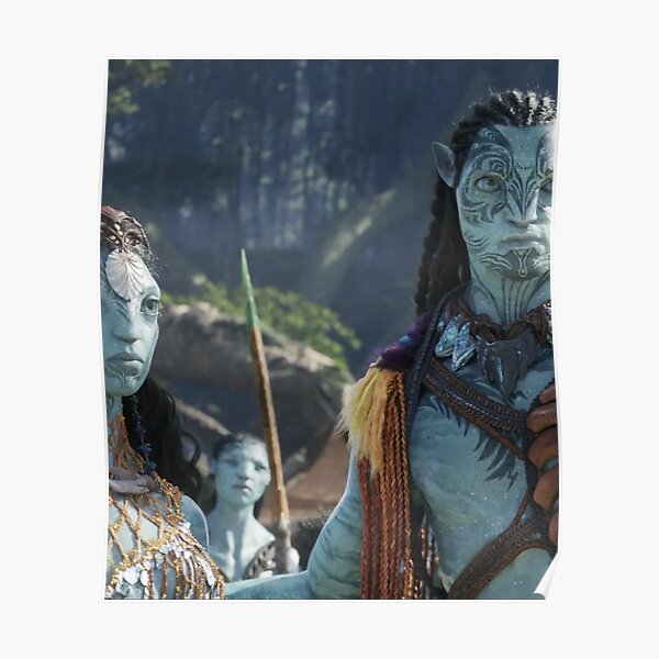 avatar the way of water Jake and Neytiri Poster RB0301 product Offical Avatar Merch