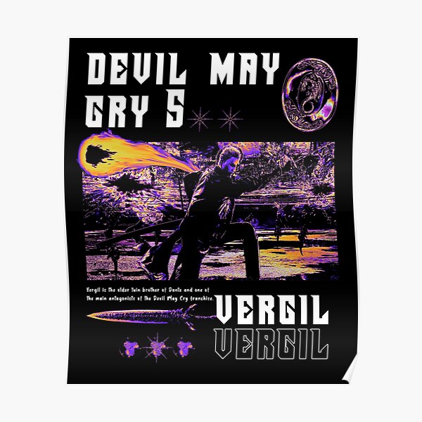 Devil May Cry 5 Vergil Poster RB0301 product Offical Avatar Merch