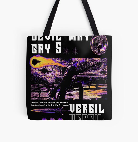 Devil May Cry 5 Vergil All Over Print Tote Bag RB0301 product Offical Avatar Merch