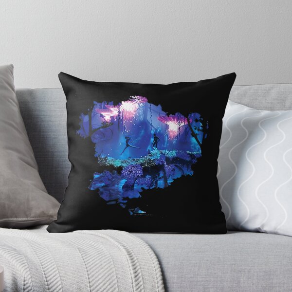 Avatar The Way of Water Pandora Jellyfish Forest Throw Pillow RB0301 product Offical Avatar Merch